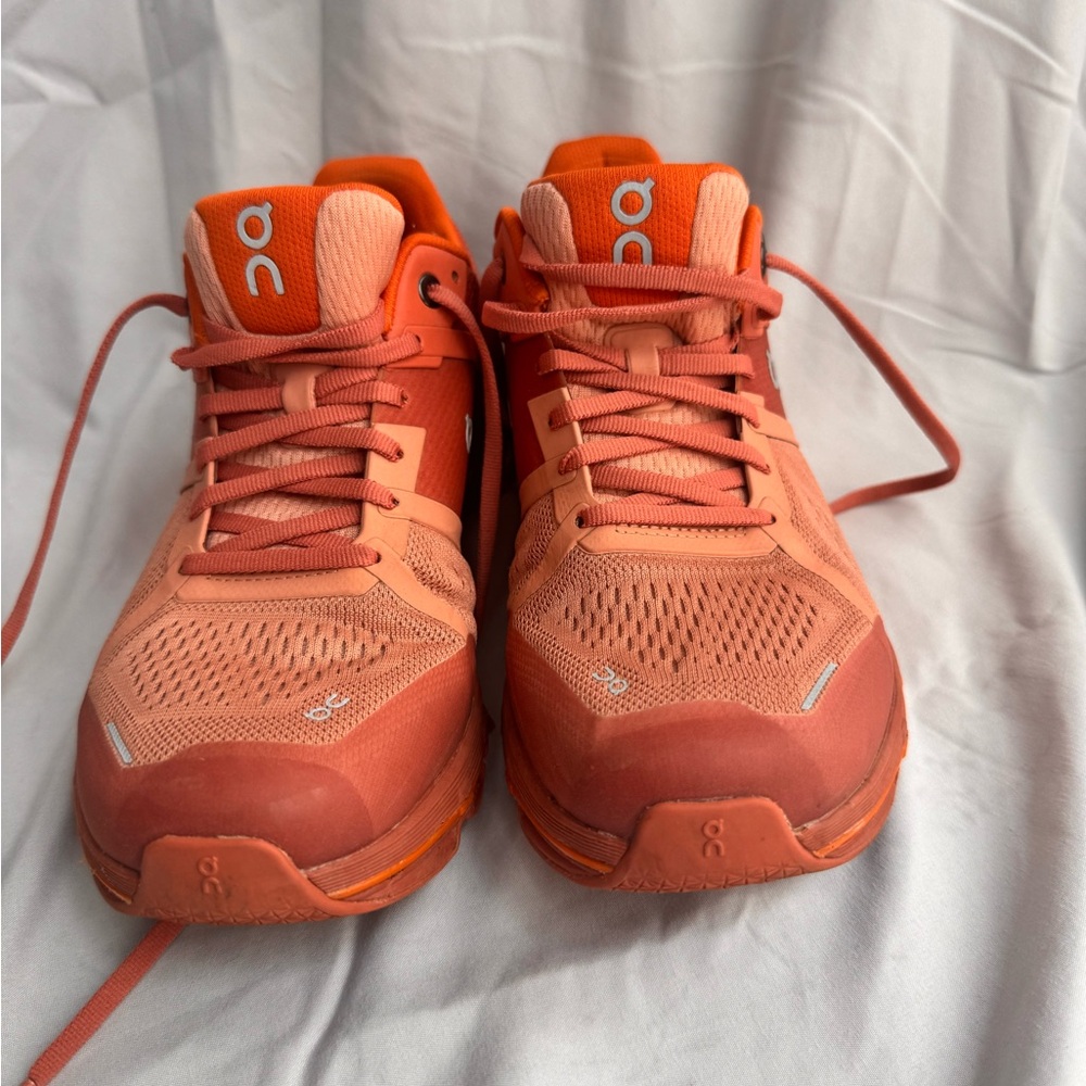 On Cloud Running Vibrant Orange Sneakers